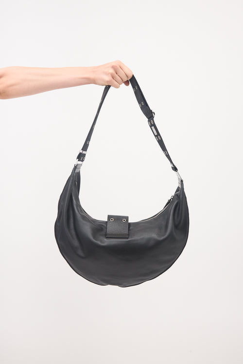 Dior Leather Street Chic Half Moon Bag