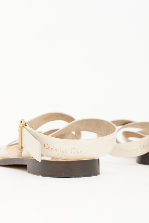 Dior Leather Sun Sandal