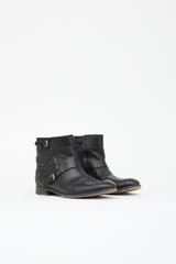 Dior Leather Cannage Ankle Boot
