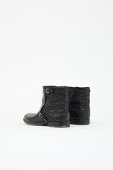 Dior Leather Cannage Ankle Boot
