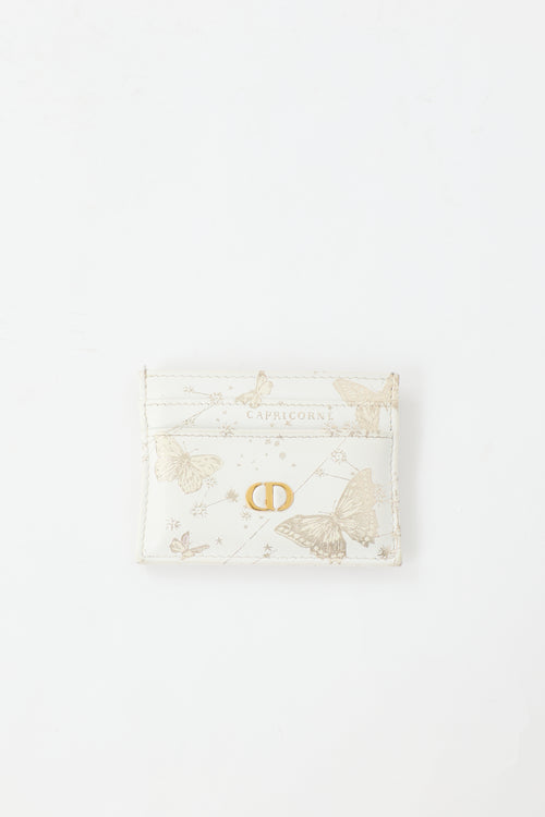 Dior Leather Capricorn Card Holder