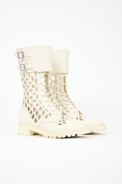 Dior Leather D-Trap Boot
