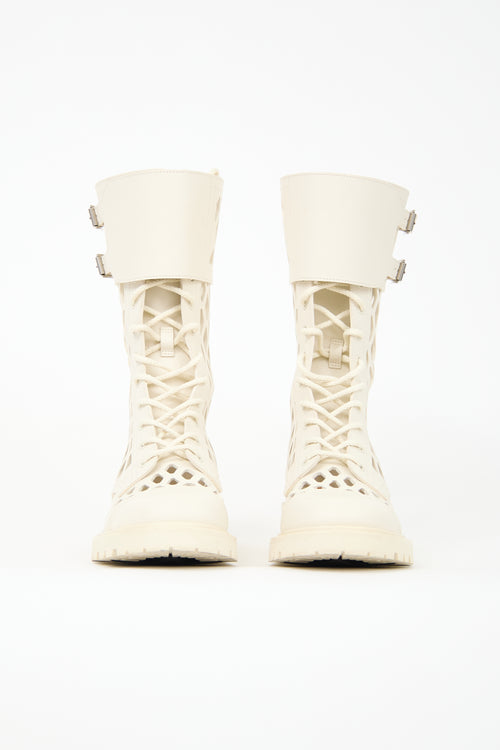 Dior Leather D-Trap Boot