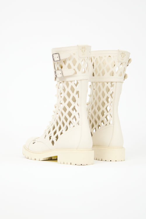 Dior Leather D-Trap Boot