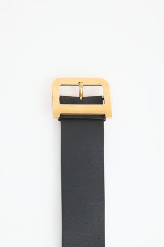 Dior Leather Diorquake Wide Belt