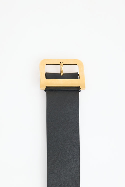 Dior Leather Diorquake Wide Belt