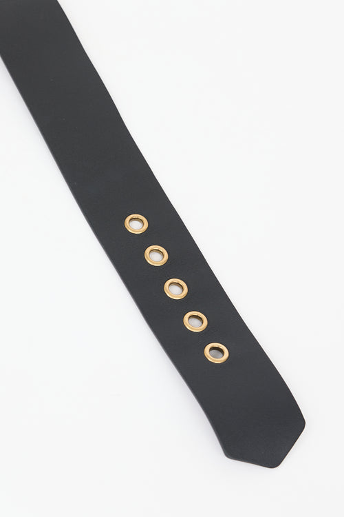 Dior Leather Diorquake Wide Belt