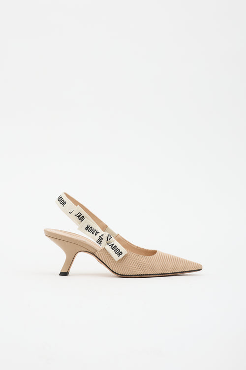 Dior Leather J'Adior Slingback Pump