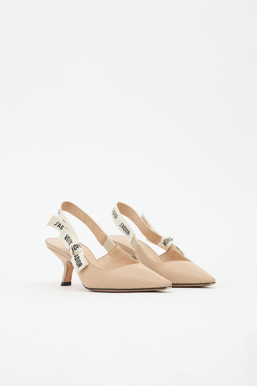 Dior Leather J'Adior Slingback Pump