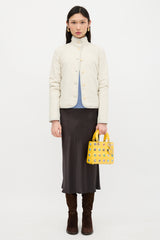 Dior Leather Lady Dior Art Bag