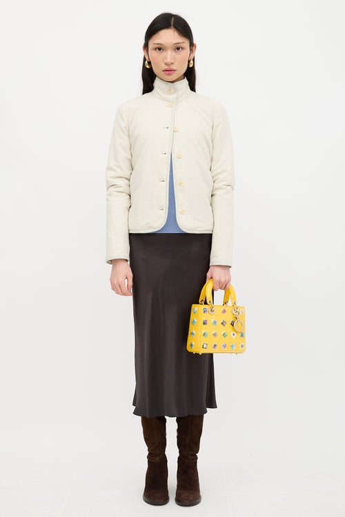 Dior Leather Lady Dior Art Bag