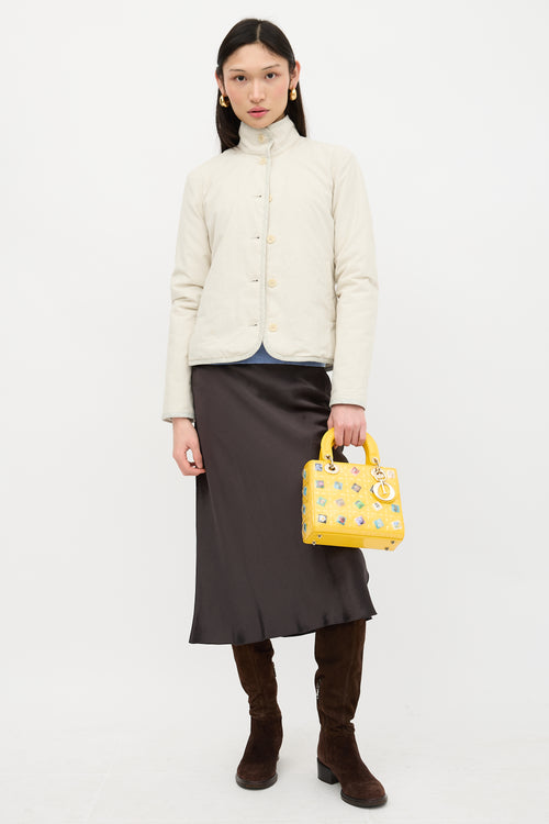 Dior Leather Lady Dior Art Bag