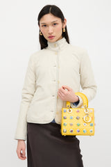 Dior Leather Lady Dior Art Bag