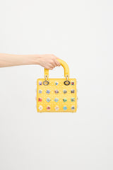 Dior Leather Lady Dior Art Bag