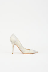 Dior Leather Marbled Cherie Pump