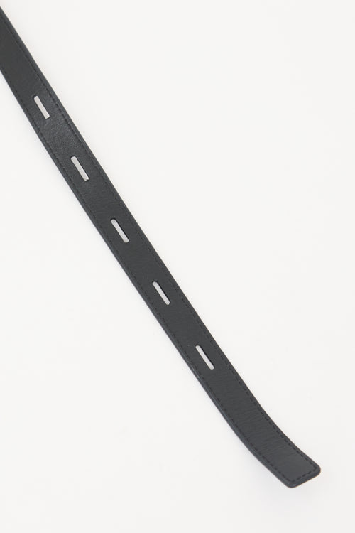 Dior Leather Montaigne Belt