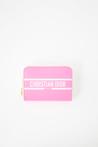 Dior Leather Vibe Voyageur Zip Wallet