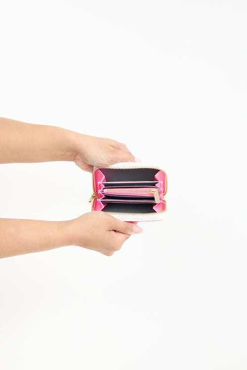 Dior Leather Vibe Voyageur Zip Wallet