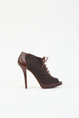 Dior Leather & Mesh Lace Up Pump