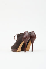 Dior Leather & Mesh Lace Up Pump