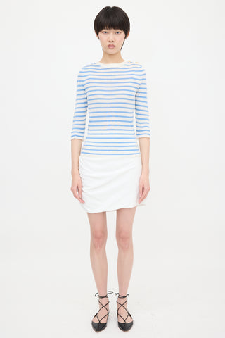 Dior Linen & Cashmere Striped Sweater