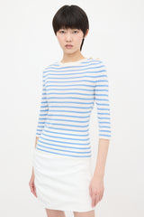 Dior Linen & Cashmere Striped Sweater