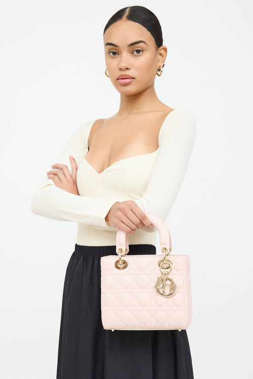 Dior 2021 Lady Dior Small Leather Bag