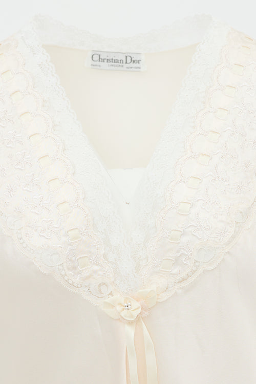 Dior Lingerie Vintage Satin Dress