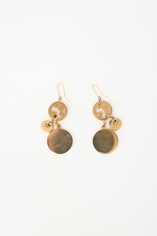 Dior Logo Drop Earrings