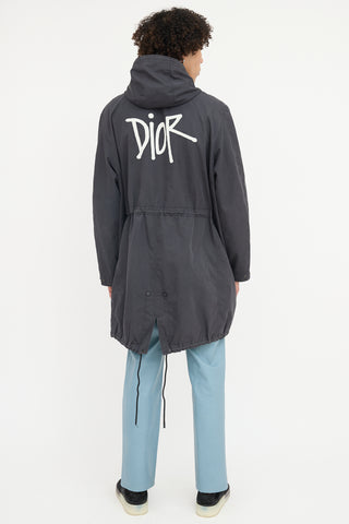 Dior X Shawn Stüssy Fall 2020 Logo Parka