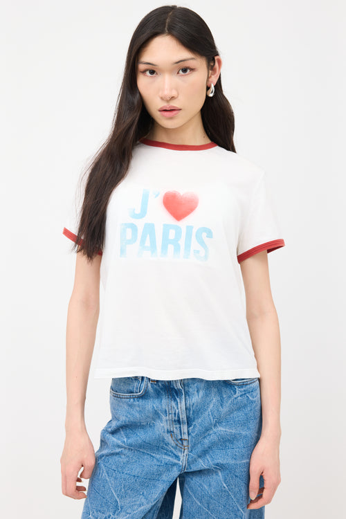 Dior Love Paris Ringer T-Shirt