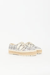 Dior Metallic Leather Folk Sneaker