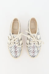Dior Metallic Leather Folk Sneaker