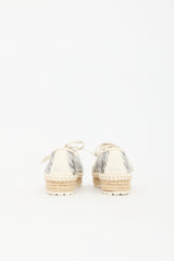 Dior Metallic Leather Folk Sneaker
