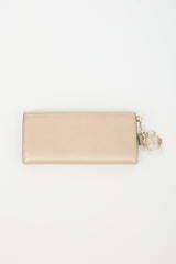 Dior Metallic Leather Rencontre Wallet