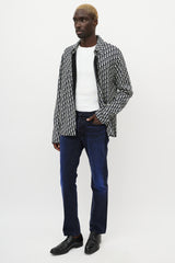Dior Navy & Blue Gradient Jeans