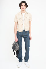 Dior Navy & Grey Oblique Gallop Backpack