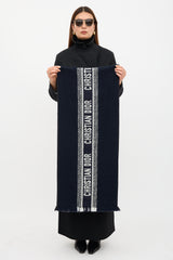 Dior Wool Oblique University Reversible Scarf