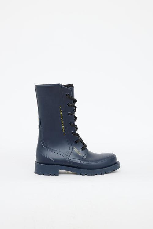 Dior Diorcamp Rubber Lace Up Boot