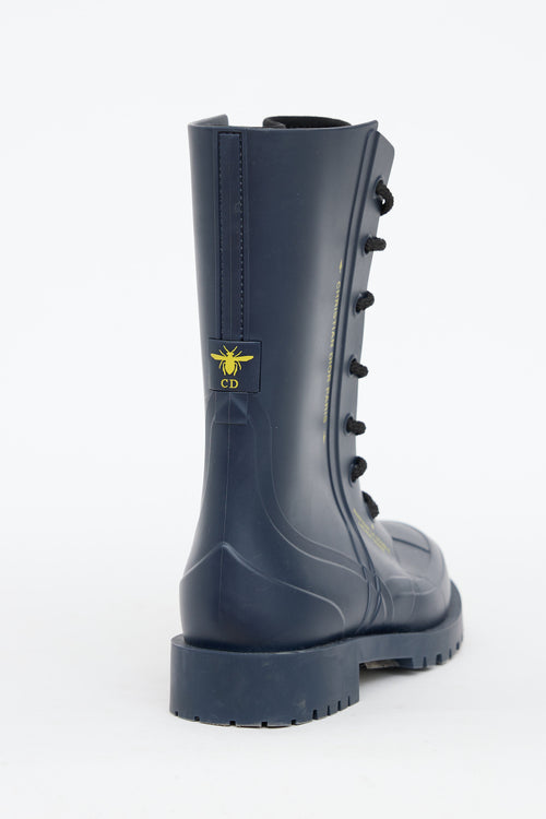 Dior Diorcamp Rubber Lace Up Boot