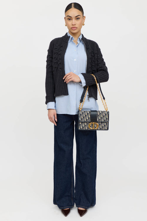 Dior Oblique 30 Montaigne Chain Bag