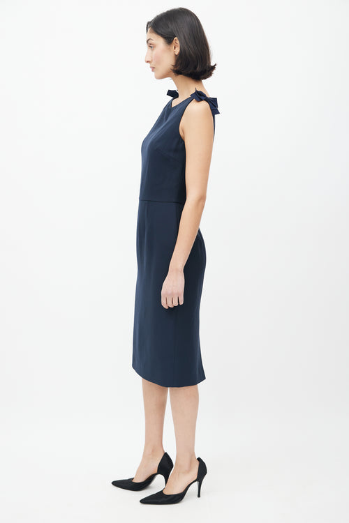 Dior Navy Sleeveless Dress