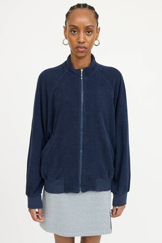 Dior Sports Terrycloth Zip Jacket