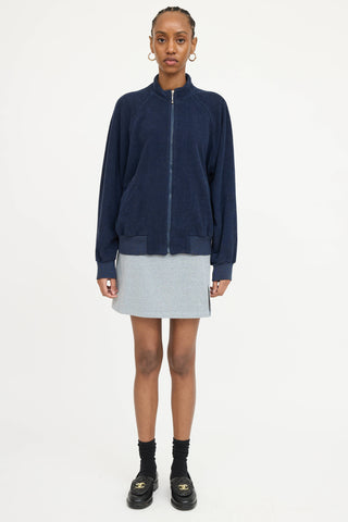 Dior Sports Terrycloth Zip Jacket