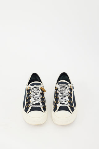 Dior Navy Walk'N'Dior Canvas Sneaker