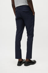 Dior Navy Wool & Blue Pocket Detail Trouser
