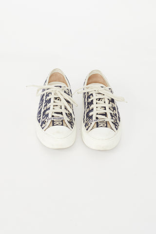 Dior Navy & Beige Monogram Walk'n'dior Sneaker