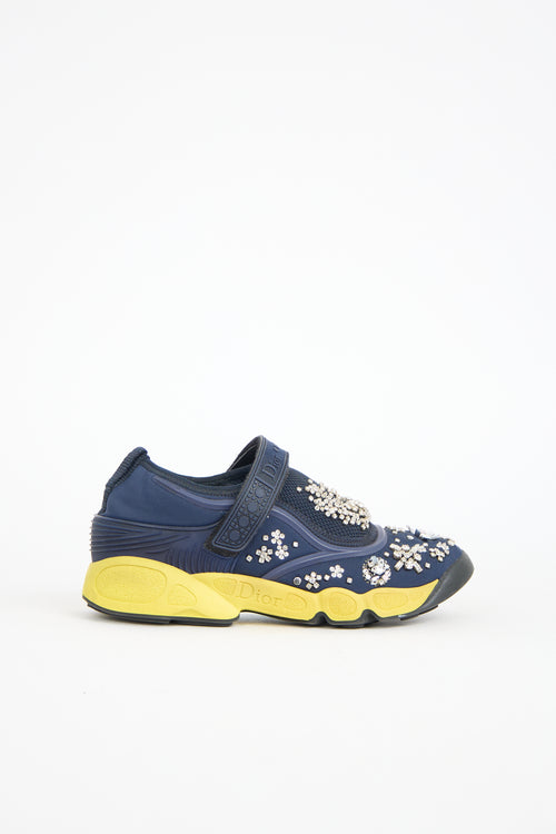 Dior Neoprene Fusion Embellished Sneaker