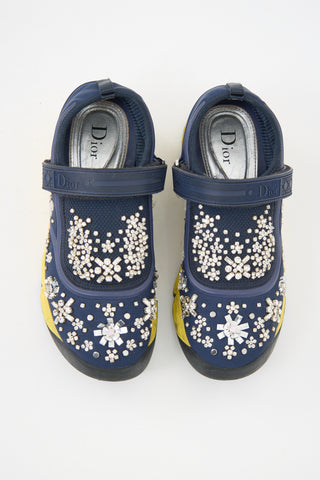 Dior Neoprene Fusion Embellished Sneaker