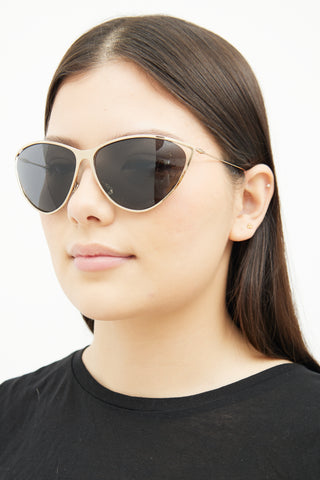 Dior Gold New Motard Sunglasses